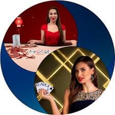 Studio kasino langsung Speed Roulette dengan dealer profesional